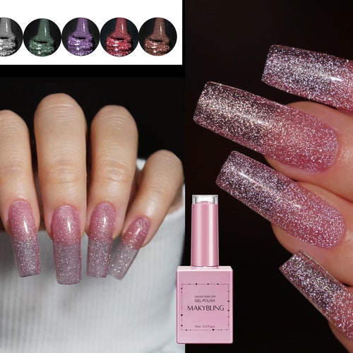15ml Dazzle Nail Reflective Glitter Diamond UV Gel Nail Art - Etsy 15ml Dazzle Nail Reflective Glitter Diamond UV Gel Nail Art - Etsy