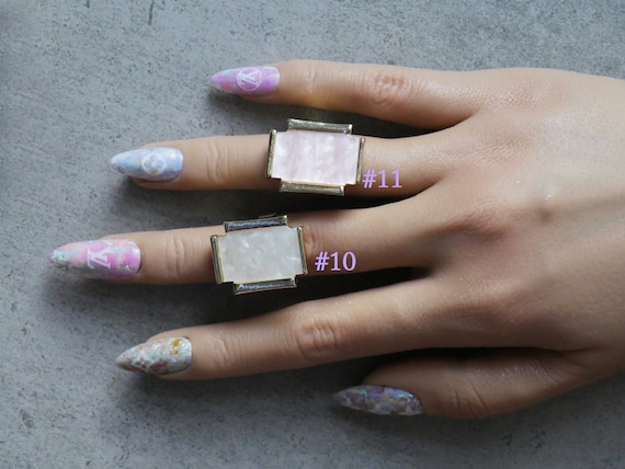 Nail polish palette ring sale