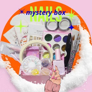 Makynail April 2024 Mystery Nail Box Exploring Box for her, Surprise Box for nail lover, Surprising Gift Box Monthly Subscription