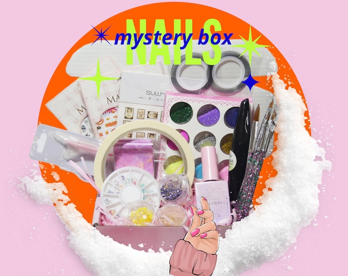 Makynail May 2024 Mystery Nail Box Exploring Box for her, Surprise Box for nail lover, Surprising Gift Box Monthly Subscription