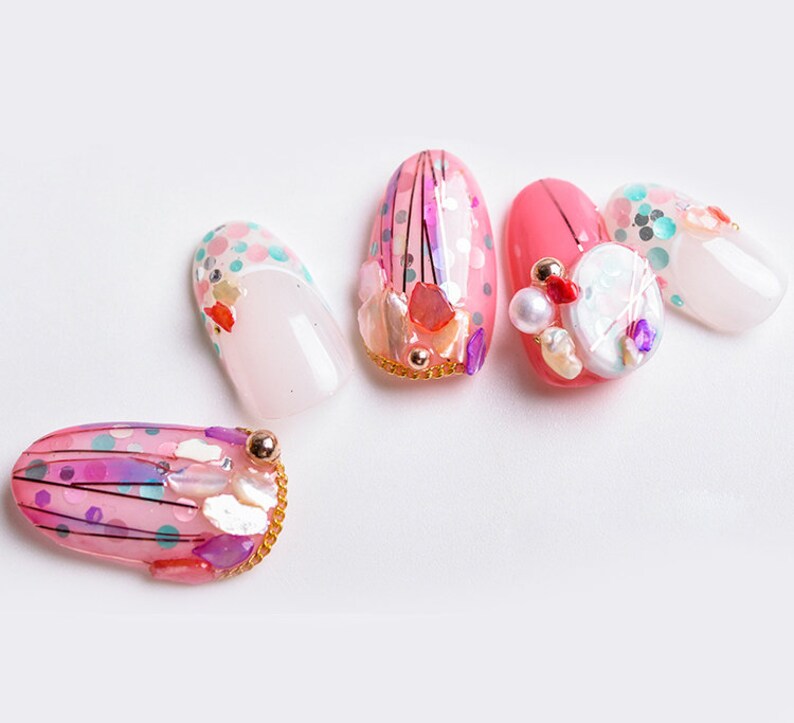 Metallic thread Silk Yarn Nail deco/ Line DIY Nail Art Tips Etsy