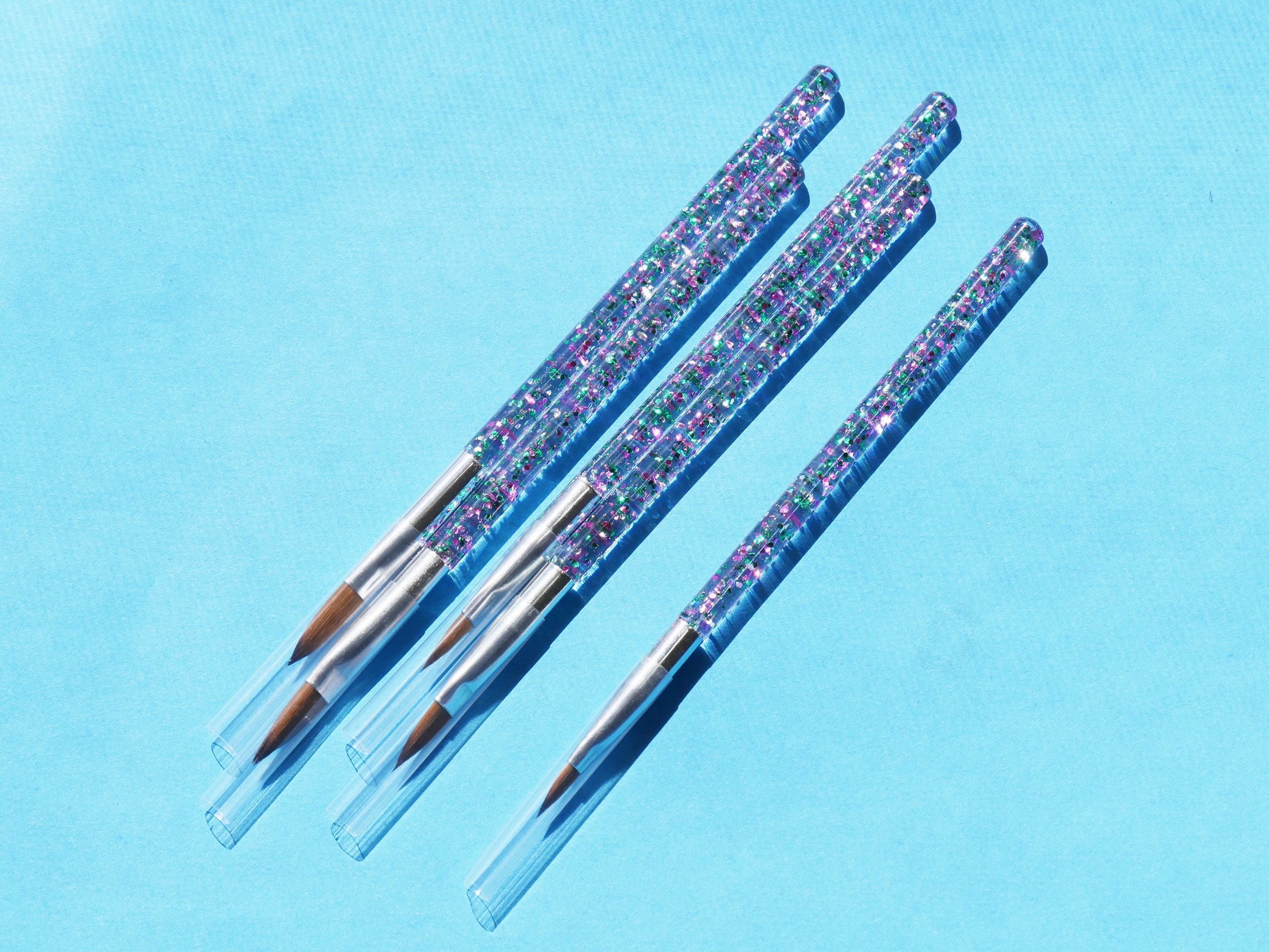 5stk Nagelstift Nail art Tipps UV Gel DIY Acryl Pinsel Maniküre Nagel Stift Set 