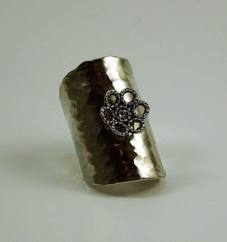 Hammered cutlery ring Etsy