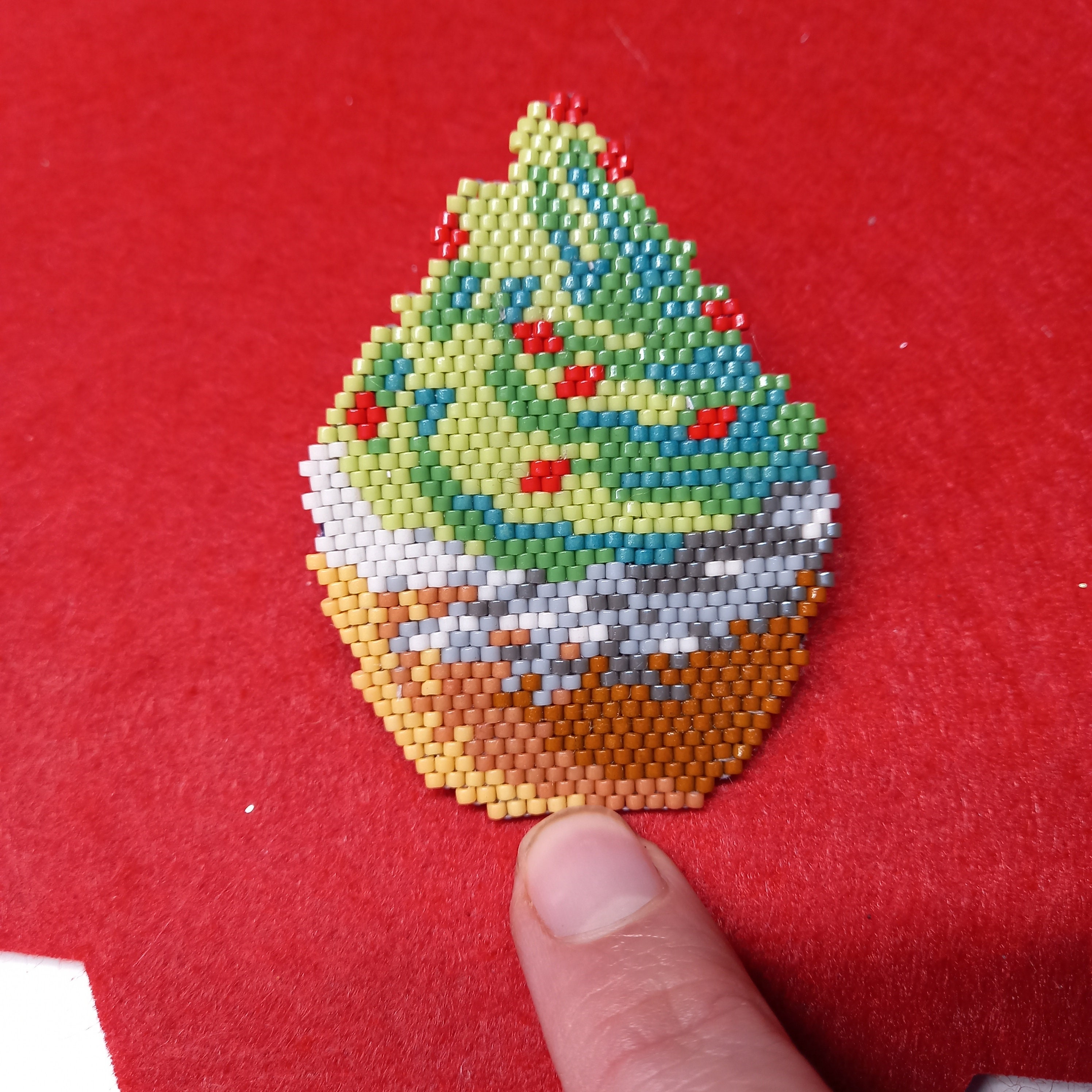 Kerst muffin broche kralen broche voedsel sieraden kerst | Etsy