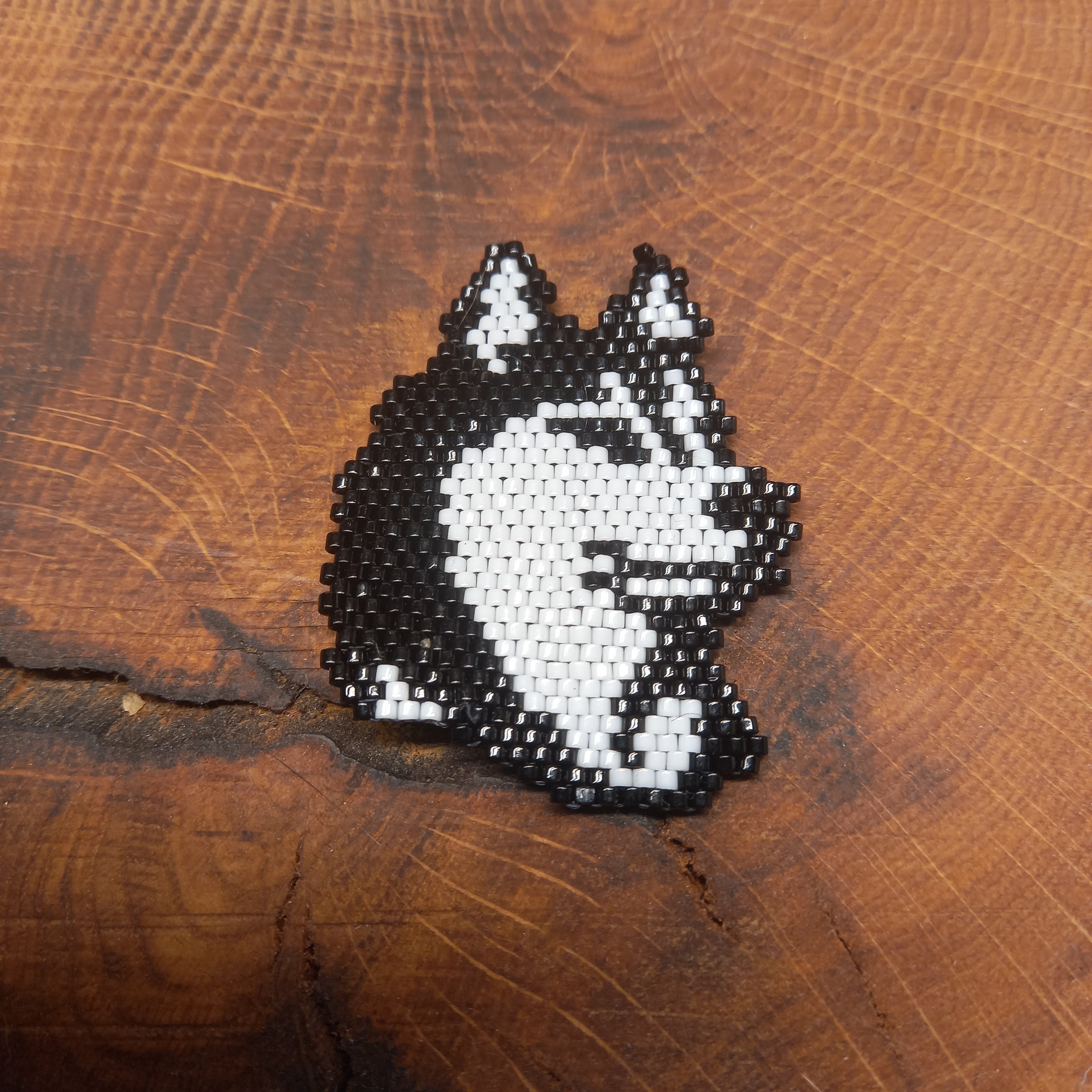 Husky Dog Beading Pattern: Brick Stitch PDF Schema (key Ring