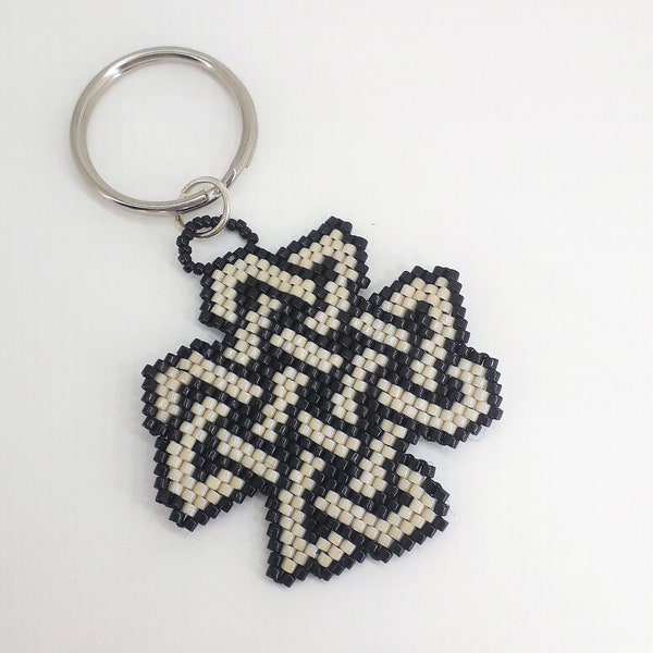 Celtic knot PDF pattern, schema for earrings, schema for key ring, do it yourself jewellery, funny jewellery for women girls,