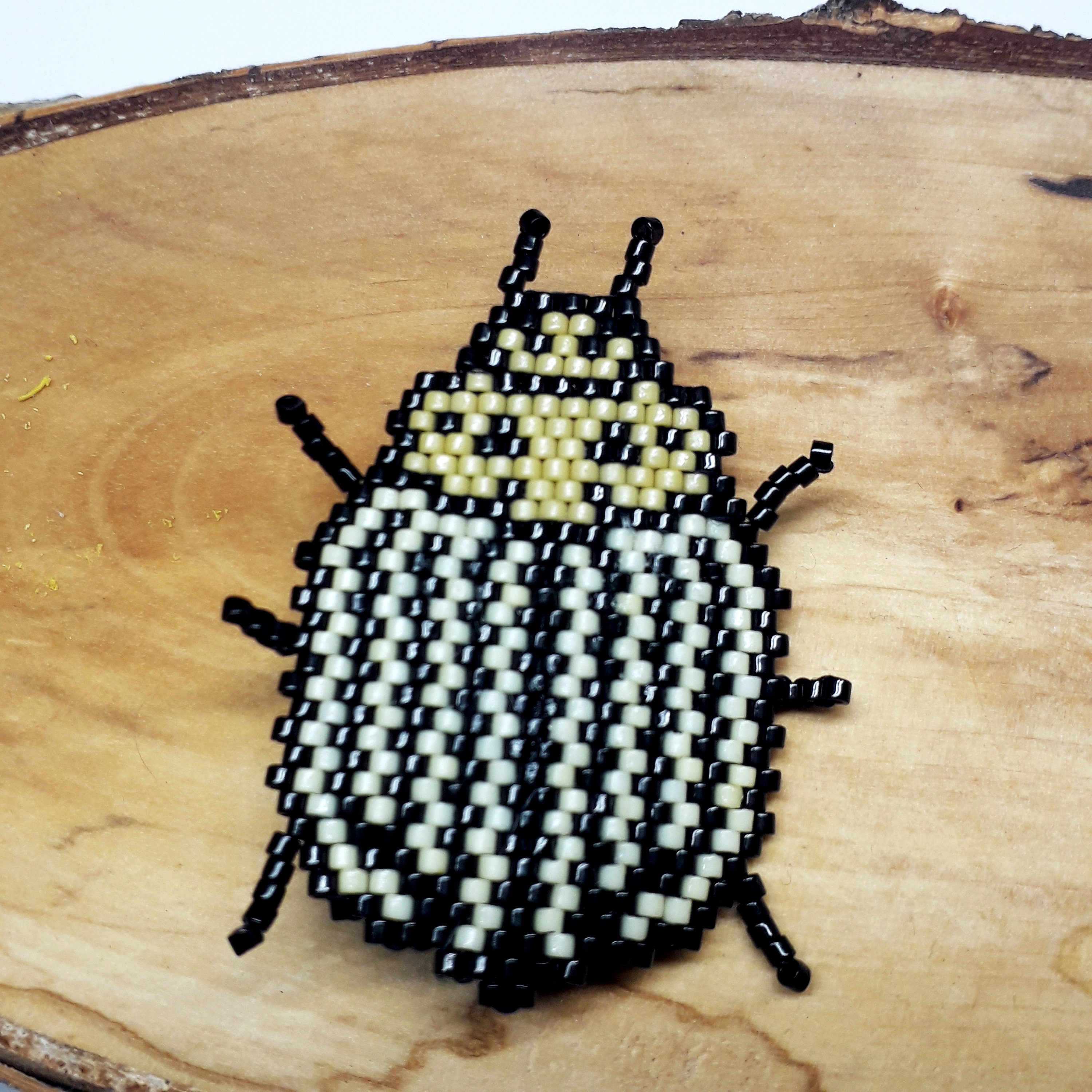 Brick Stitch Insect Beading Pattern: Ladybug, Beetle, Firebug (PDF) - Etsy