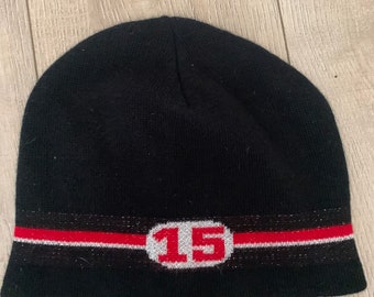 Black “15” beanie unisex