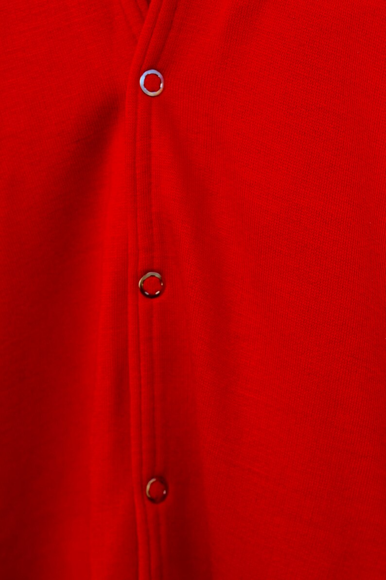 Red Waistcoat Jumper