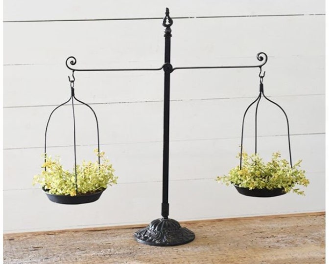 Farmhouse Decor Balance Scale Antique Style Balance Scale Decor