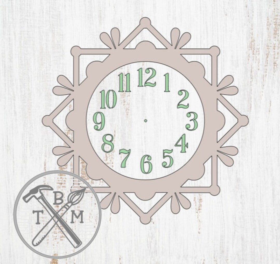 Clock SVG, PNG, JPG - Etsy
