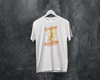 Paradise Tee, Kids Retro T-Shirt