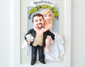 Custom sculpture from photo Couple figurine Wedding gift for couple unique