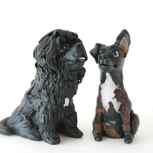 Custom dog figurine for cake Puppy cake topper