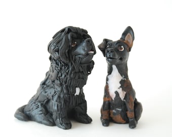 Custom dog figurine for cake Puppy cake topper