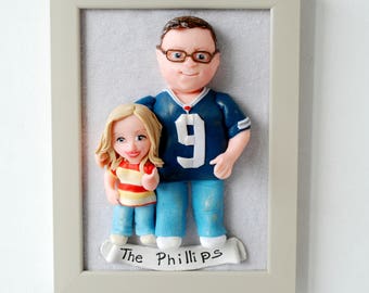 Wedding gift for parents Handmade sculpture from photo