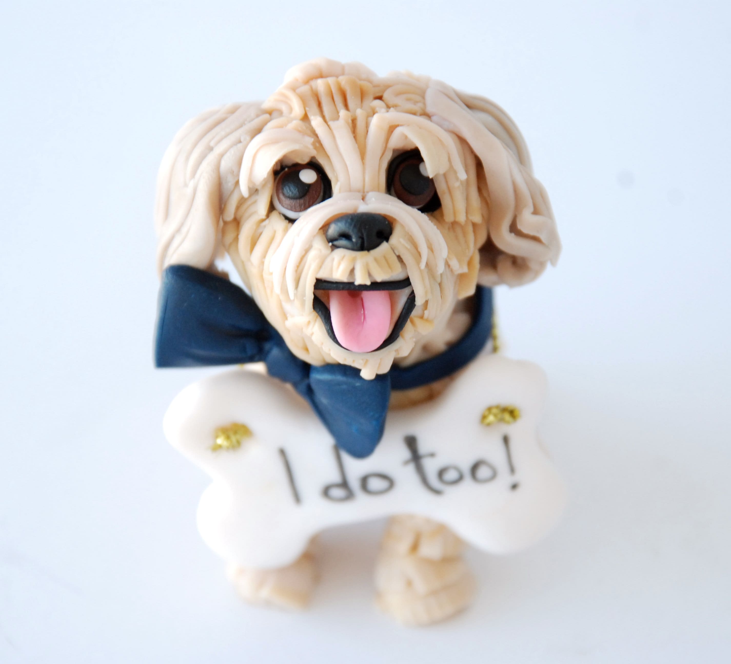 puppy cake topper
