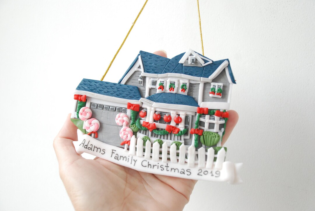 Custom House Portrait Personalized New Home Ornament - Etsy