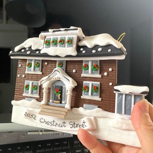 Huisportret van foto op maat gemaakt huisornament