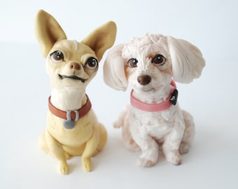 Custom dog figurine for cake Puppy cake toppers