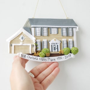 Family house portrait Custom house ornament