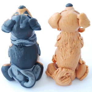 Custom dog figurine Dog cake topper Rottweiler Golden retriever Cost for 1 figurine image 5