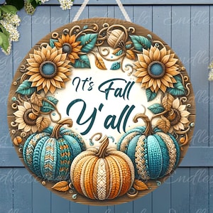FALL ROUND DOOR Aufhänger, Kranzschild, rundes Schneidebrett png, für Sublimation mit hoher Auflösung 2 Dateien zum Herunterladen, 1 fügen Sie Ihren eigenen Text hinzu