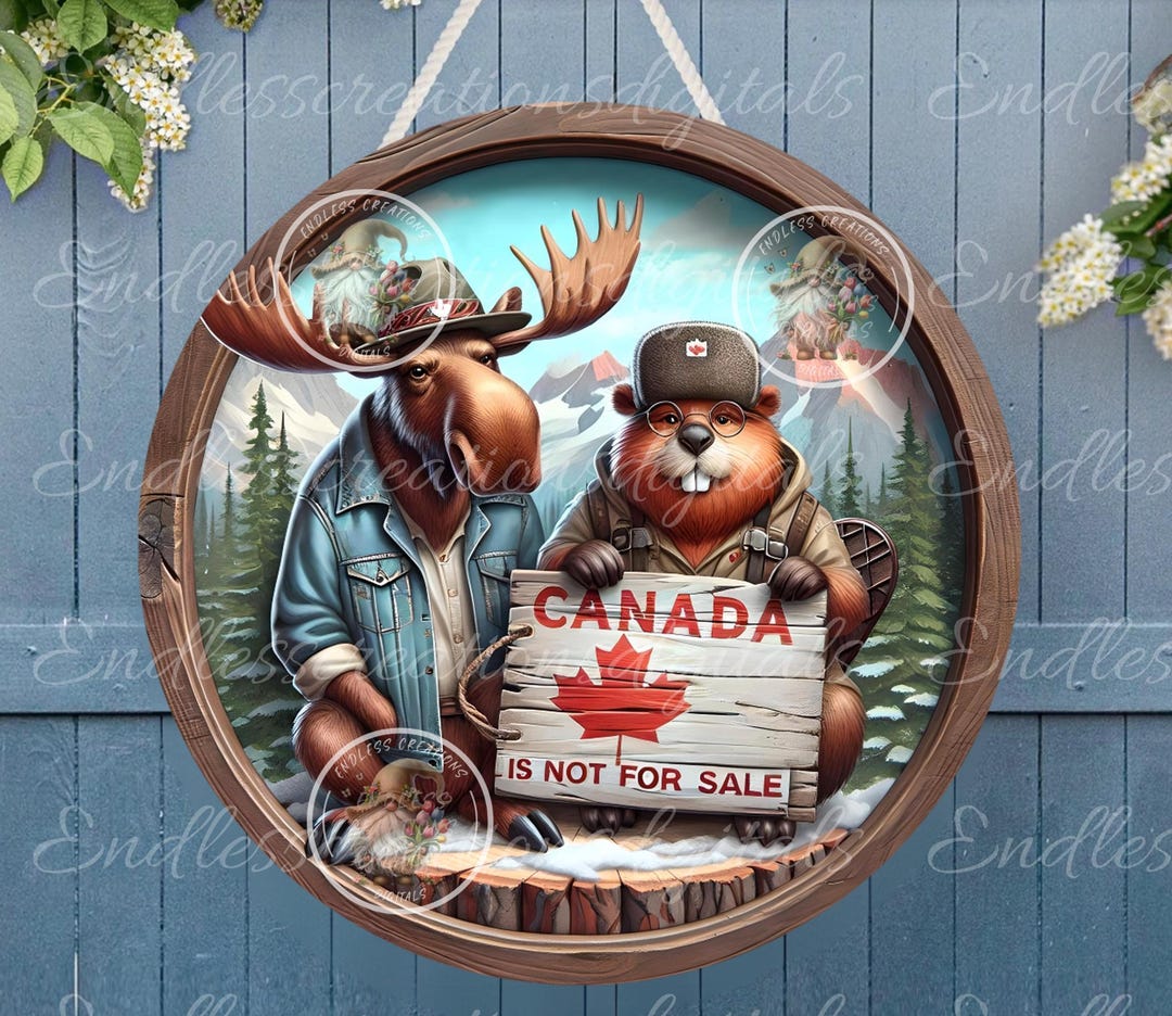 CANADA MOOSE BEAVER Not for Sale - Etsy
