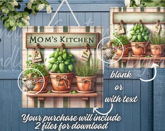 SUMMER HERB CLAY Pots