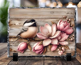 MAGNOLIA CHICKADEE WOOD Look