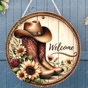 WELCOME DOOR HANGER, wreath sign png, for sublimation high resolution, 2 files for download, 1 add your own text!