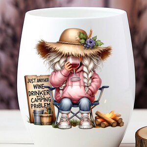 NAIN DE VIN SUBLIMATION, paquet de 5 nains haute définition 300 png, transparents
