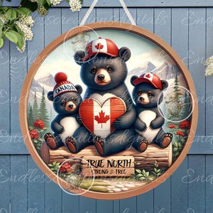 OURS NOIRS DU CANADA True North Strong