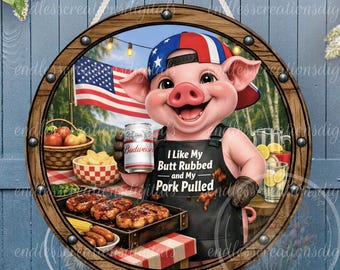 American Summer Bbq Pig