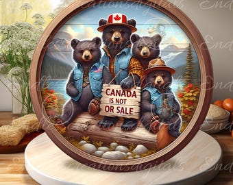 CUATRO osos NEGROS DE CANADÁ