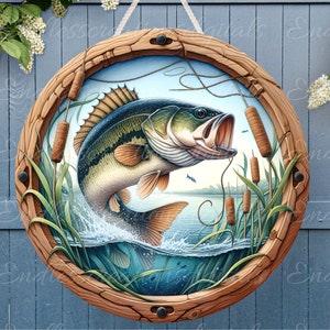 bass fish door hook Bass Fish Door Hanger