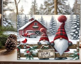 WINTER GNOMES cutting board sublimation  sublimation high resolution, 2 files for download, 1 add your own text, can be resized