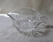 Waterford Lismore Gravy or Sauce Boat, signed with older etch