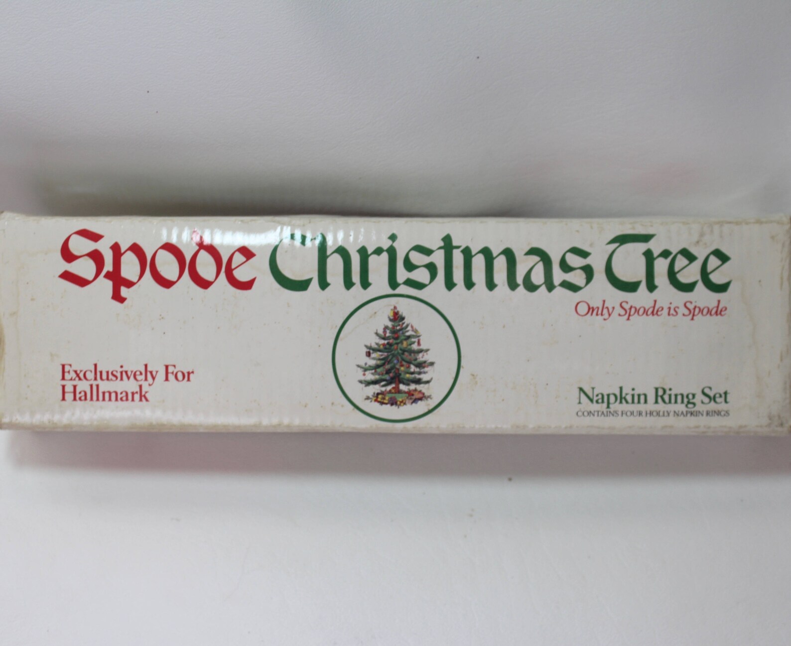 Set of 4 Spode Napkin Rings/Holders from the Christmas Tree Etsy