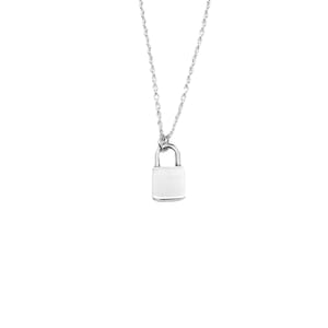 Mini Padlock Necklace, Sterling Silver Lock Necklace, Dainty Padlock Necklace, Streetwear Jewelry, 925 Jewelry
