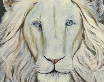 Lion of Judah-Giclee print on archival paper