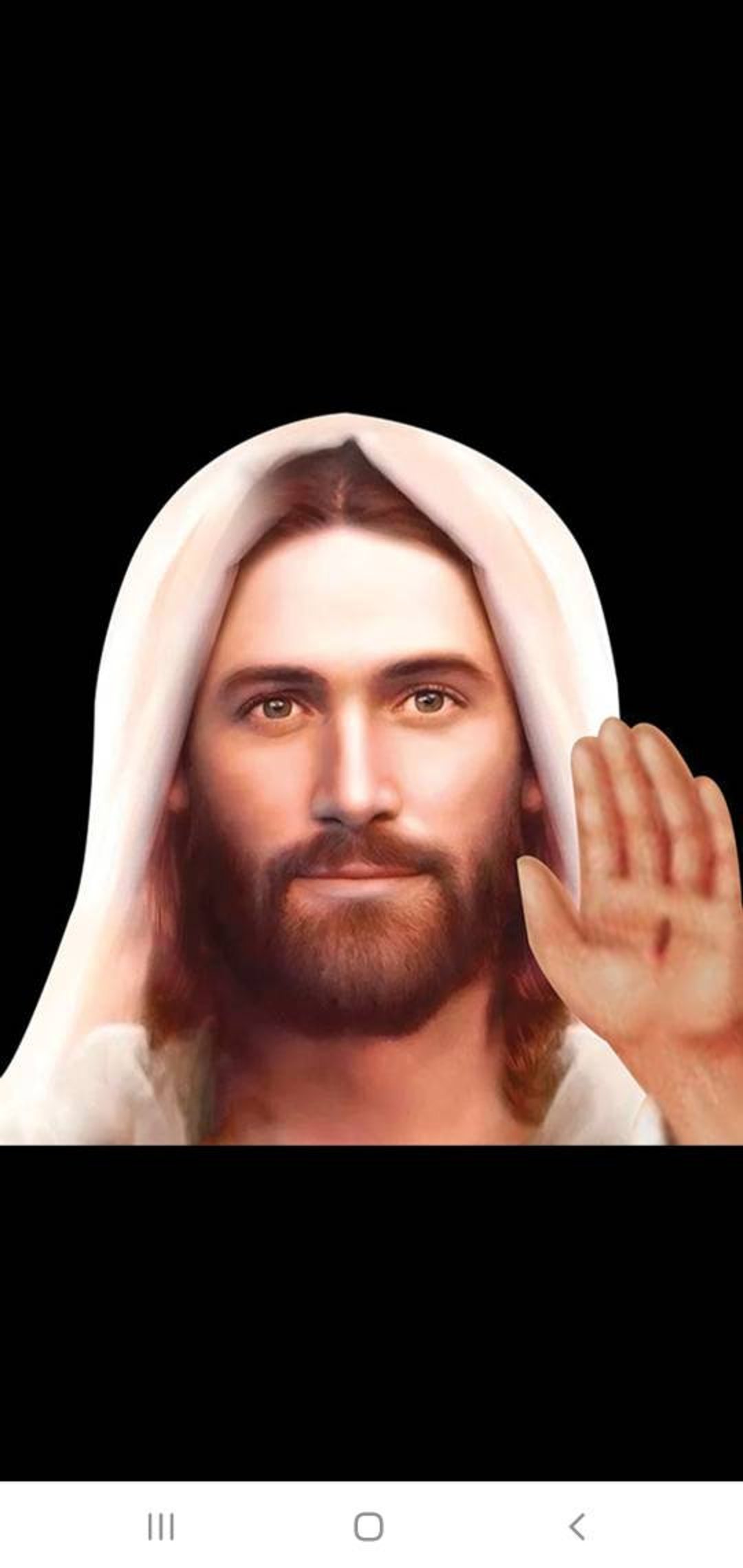 Jesus Waving Car Decal Religious Stickers - Etsy