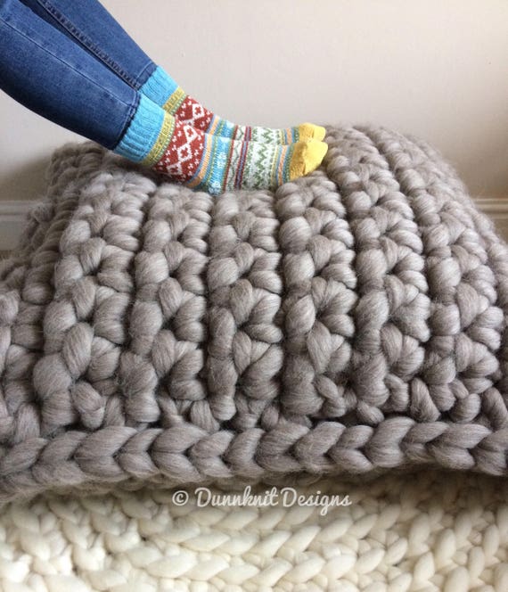 The Shakerley Giant Floor Cushion Shetland Merino Pillow Etsy
