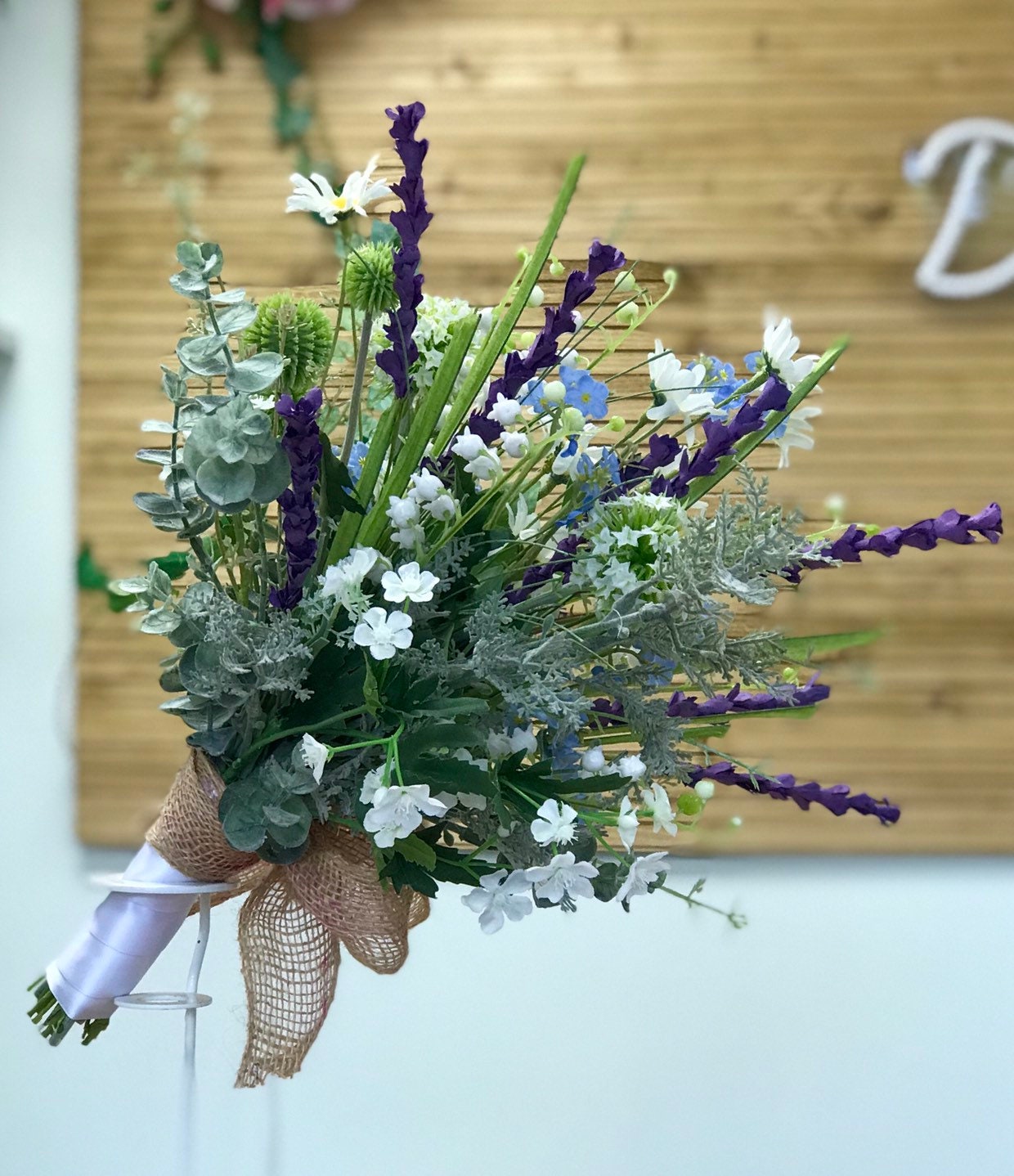 Artificial Wild Flower Bridal Bouquet Lily of the Valley Etsy