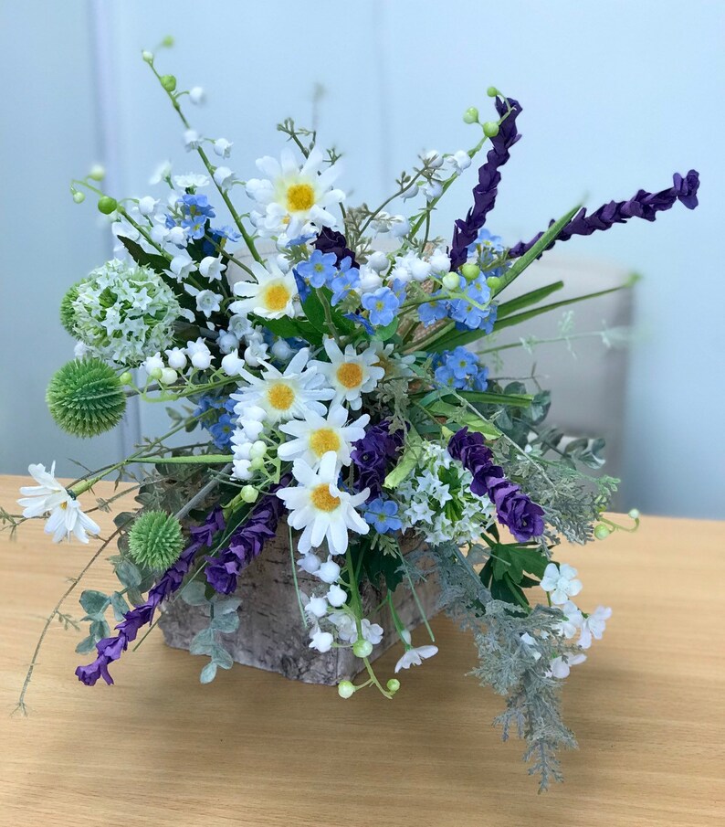 Artificial Wild Flower Bridal Bouquet Lily of the Valley Etsy