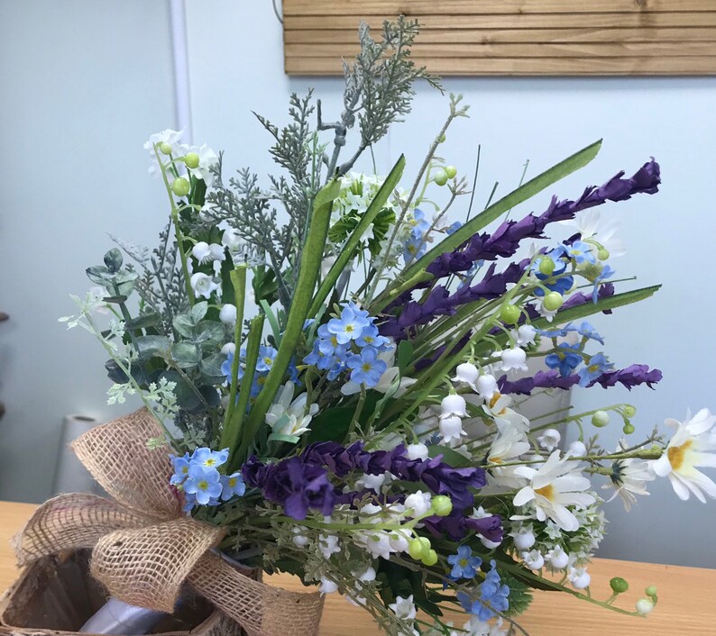 Artificial Wild Flower Bridal Bouquet Lily of the Valley Etsy