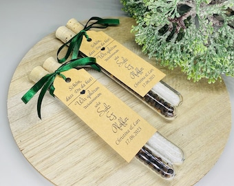 Salt and pepper guest gifts, wedding favors, (10x pairs as a package)