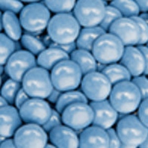 Schokolinsen blau, 100g, sortiert, Einzelfarben, Candybar, wie Smarties zdjęcie 1