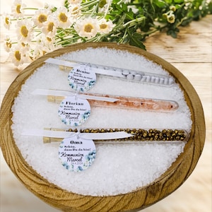 Tarjetas de mesa y regalos para invitados para comunión, confirmación, bautizo, agradecimiento, regalos para invitados, obsequios para fiestas, pequeños obsequios.