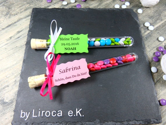 *Gefüllte Reagenzgläser Gastgeschenk für Hochzeit Taufe Konfirmation Geburtstag*